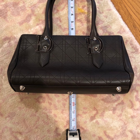 Dior Brown Leather Vintage Handbag - Picture 7 of 12